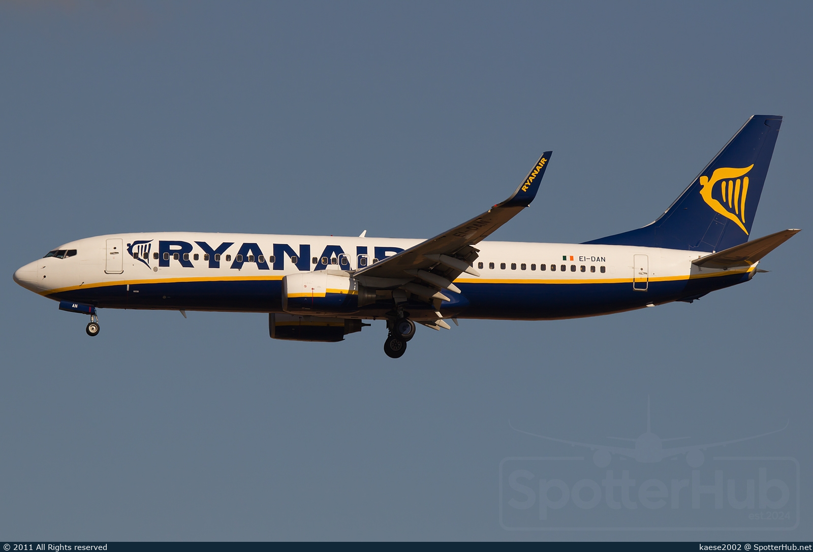 Photo of EI-DAN - Boeing 737-8AS operated by Ryanair