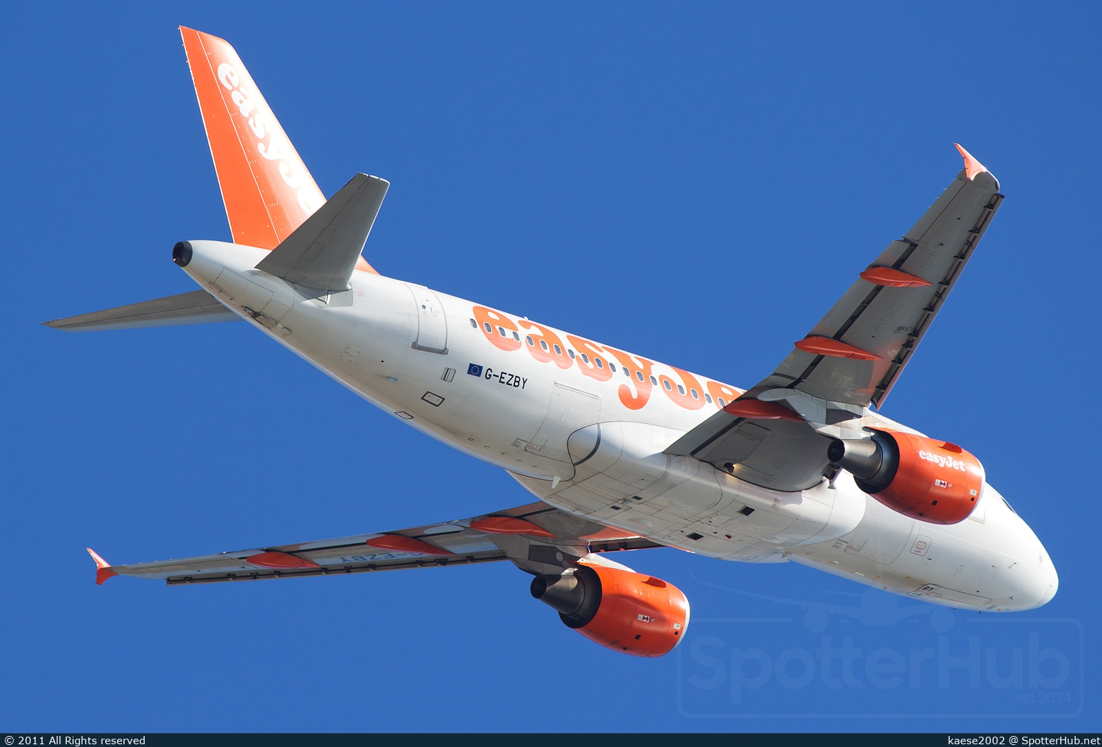 Photo of G-EZBY - Airbus A319-111 operated by easyJet