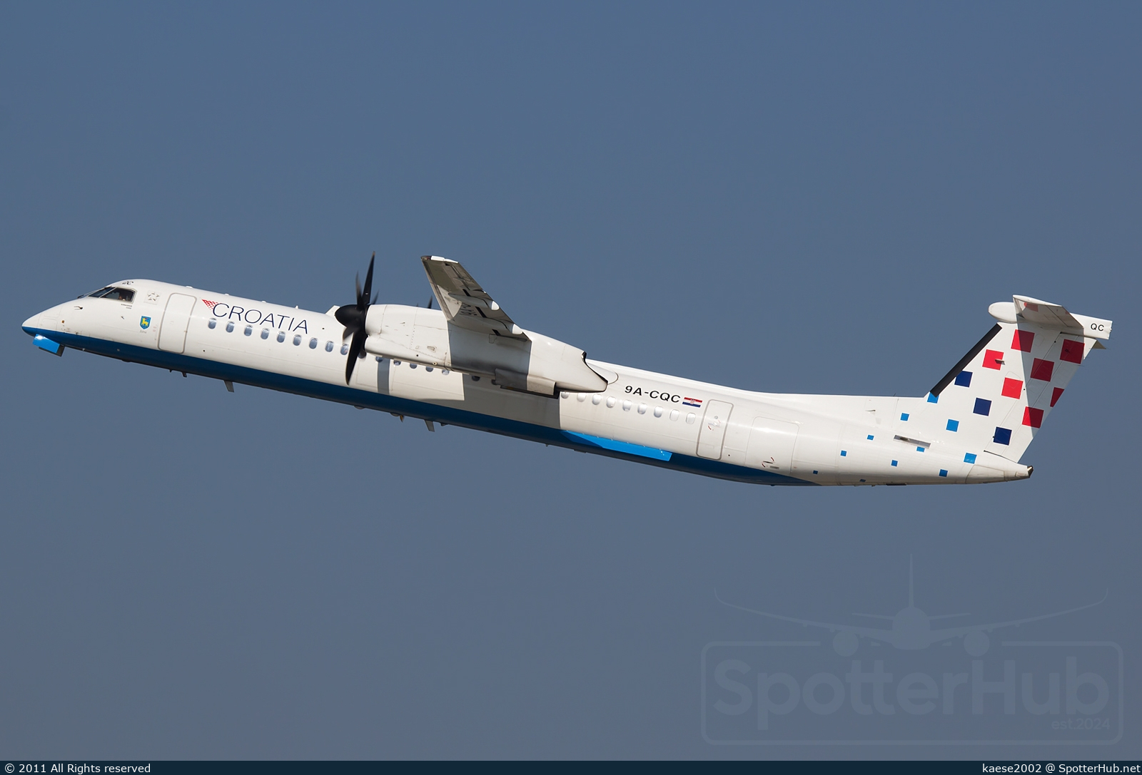 Photo of 9A-CQC - Bombardier DHC-8-402 Dash 8 Q400 operated by Croatia Airlines