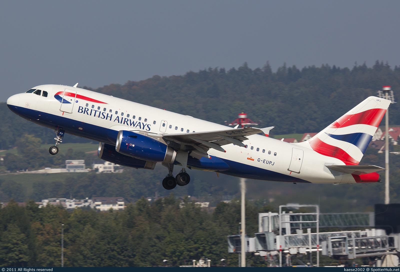 Photo of G-EUPJ - Airbus A319-131 operated by British Airways