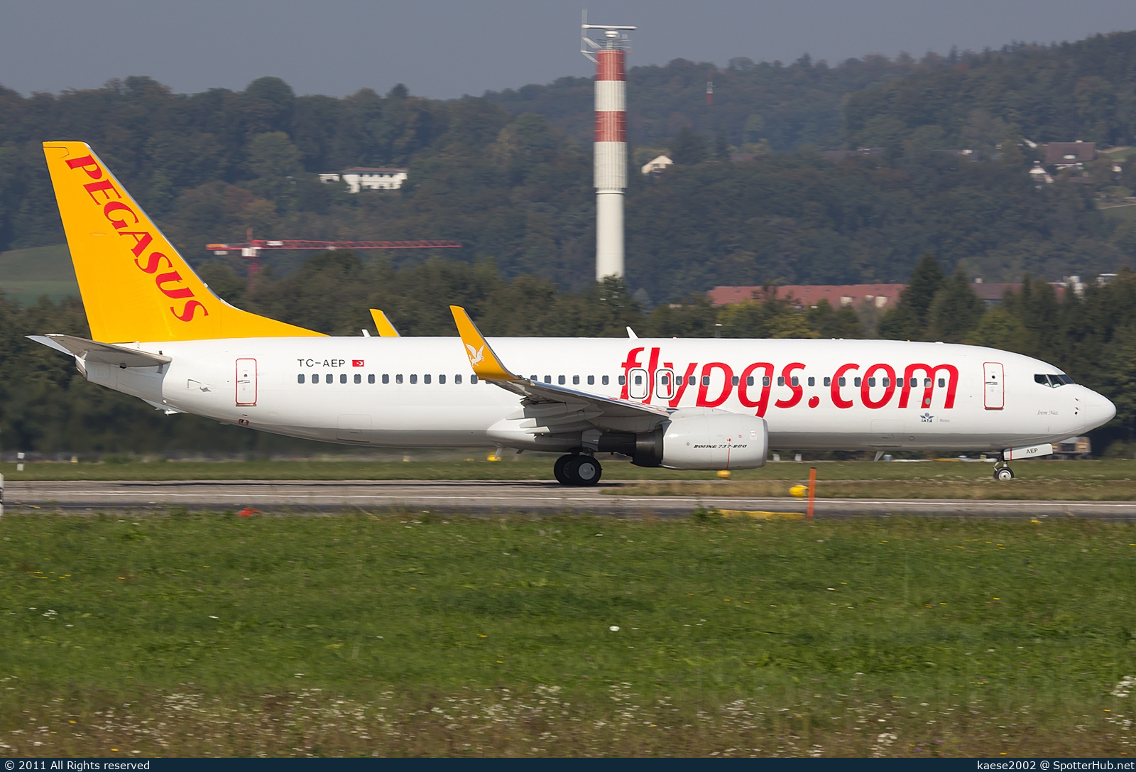 Photo of TC-AEP - Boeing 737-82R operated by Pegasus Airlines