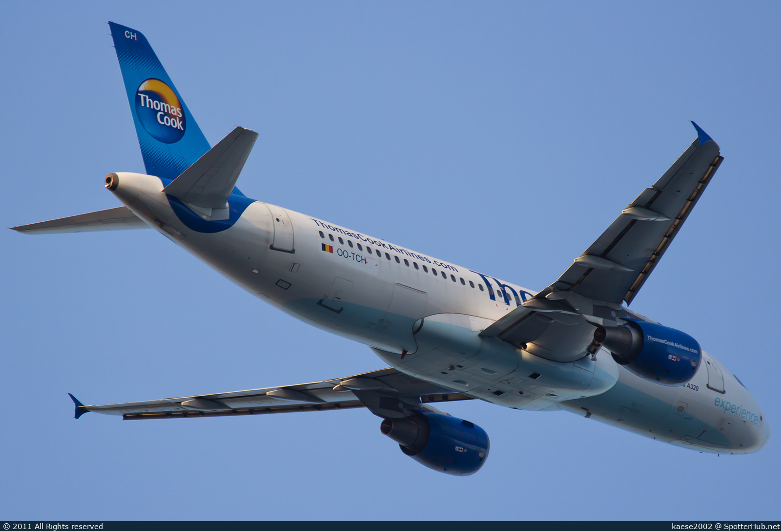 Photo of OO-TCH - Airbus A320-214 operated by Thomas Cook Airlines Belgium