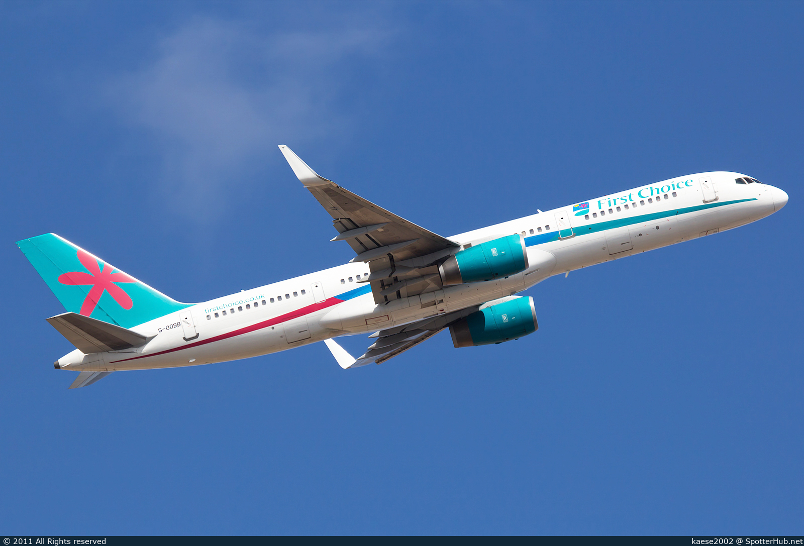 Photo of G-OOBB - Boeing 757-28A operated by First Choice Airways