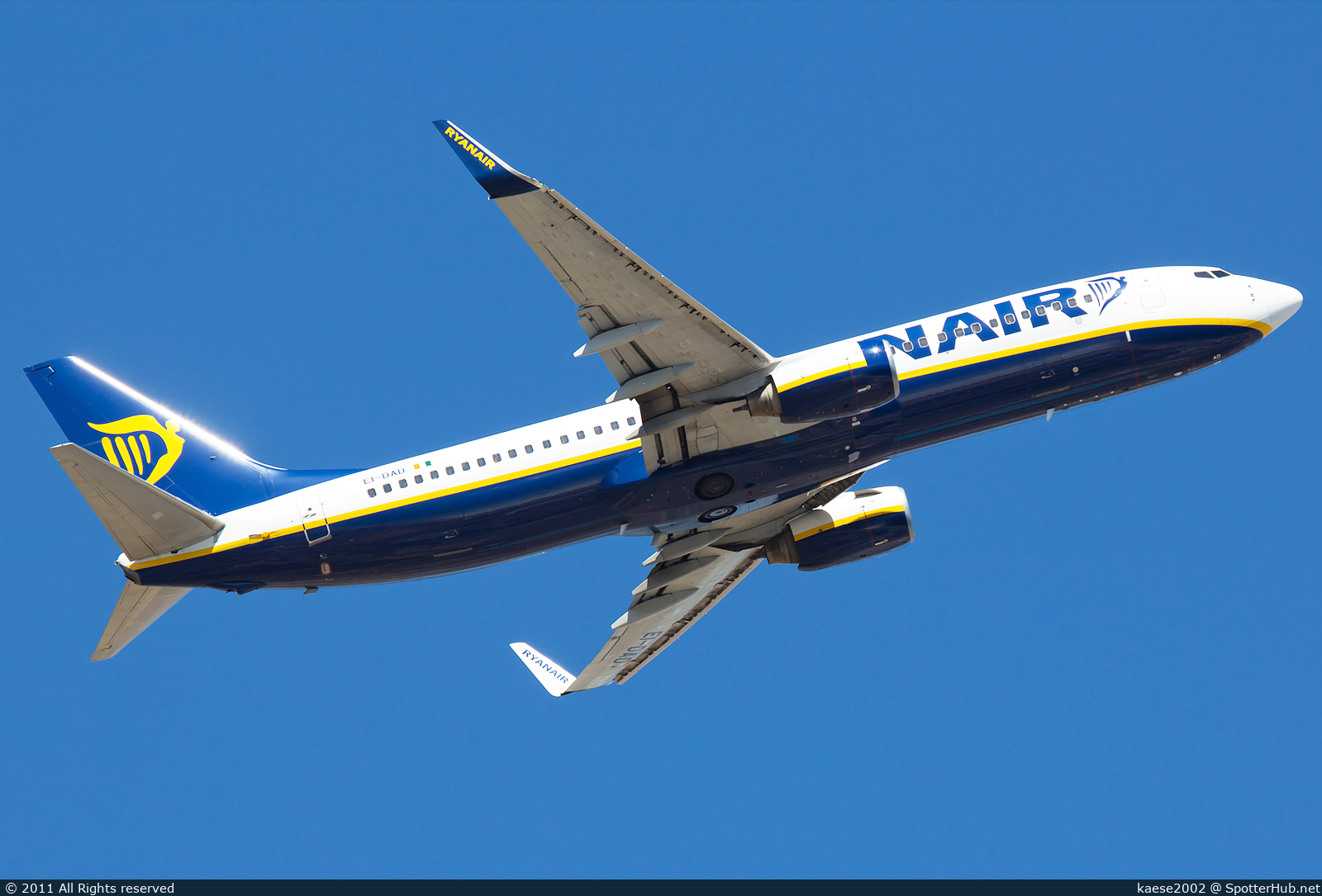 Photo of EI-DAD - Boeing 737-8AS operated by Ryanair
