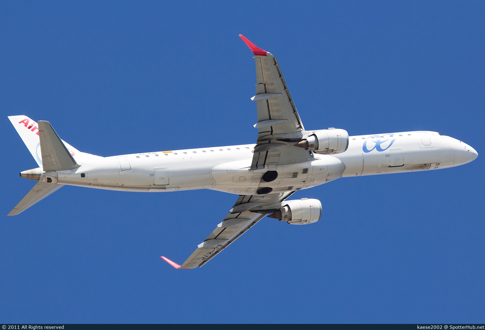 Photo of EC-KYP - Embraer ERJ-195LR operated by Air Europa
