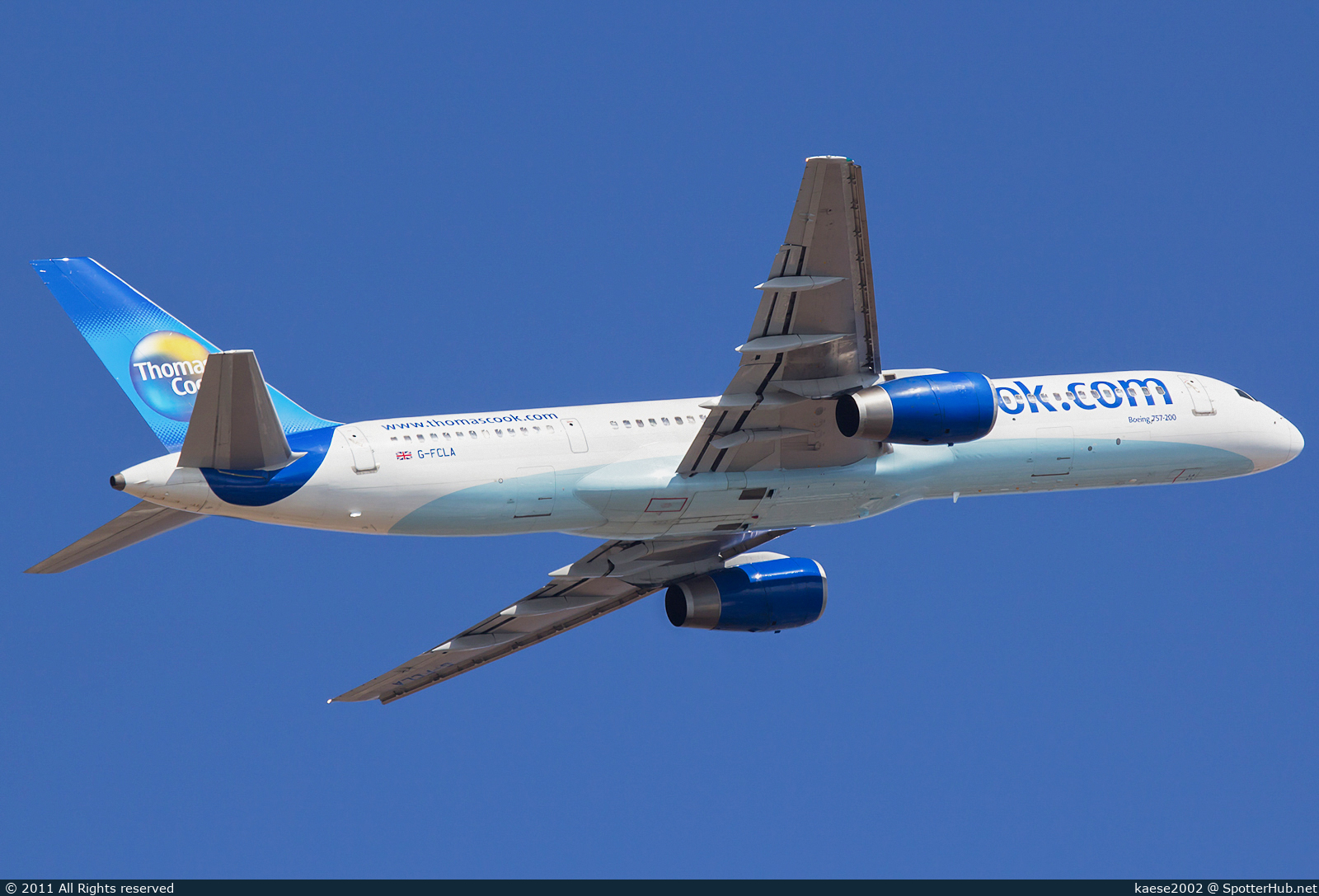 Photo of G-FCLA - Boeing 757-28A operated by Thomas Cook Airlines