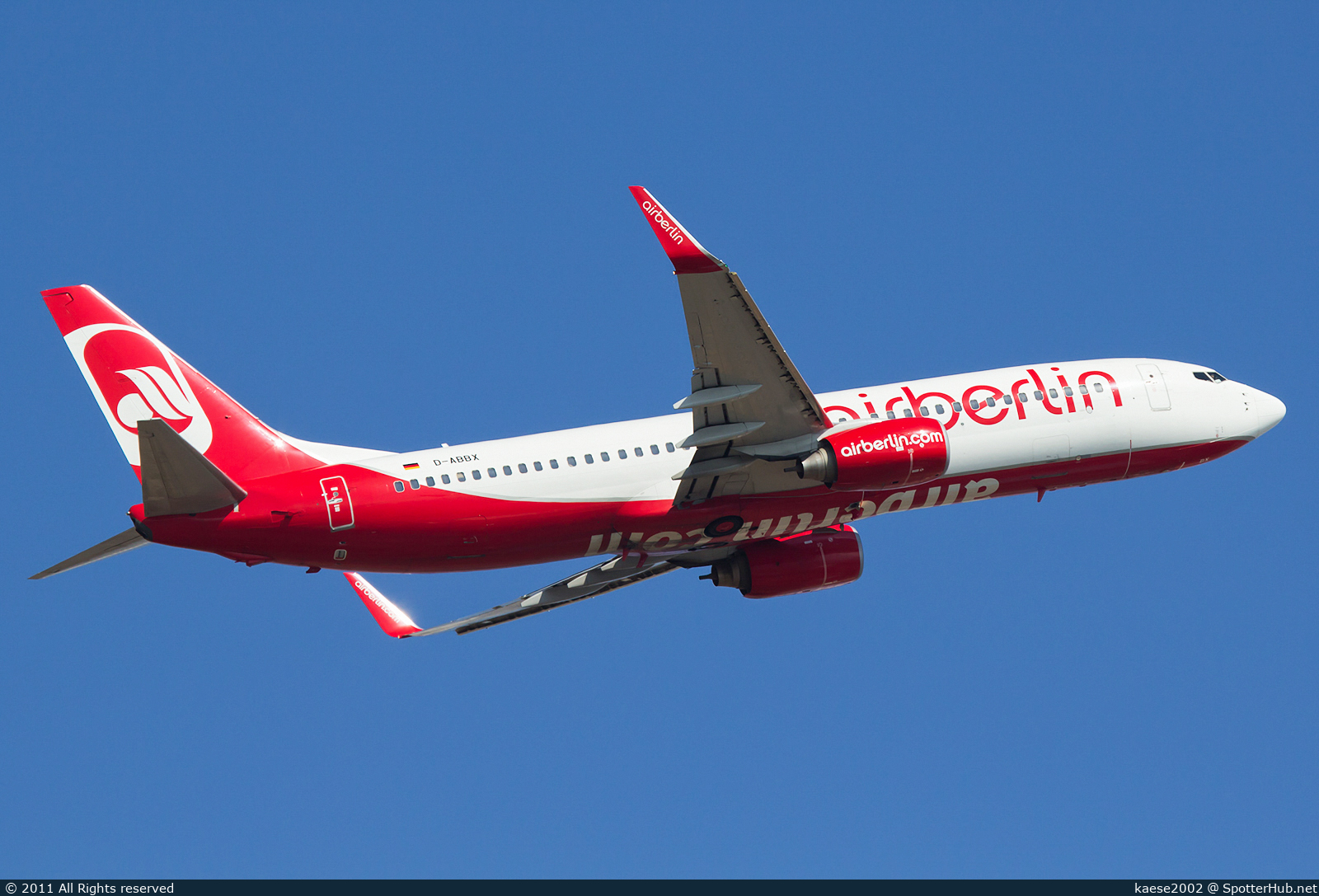 Photo of D-ABBX - Boeing 737-808 operated by Air Berlin