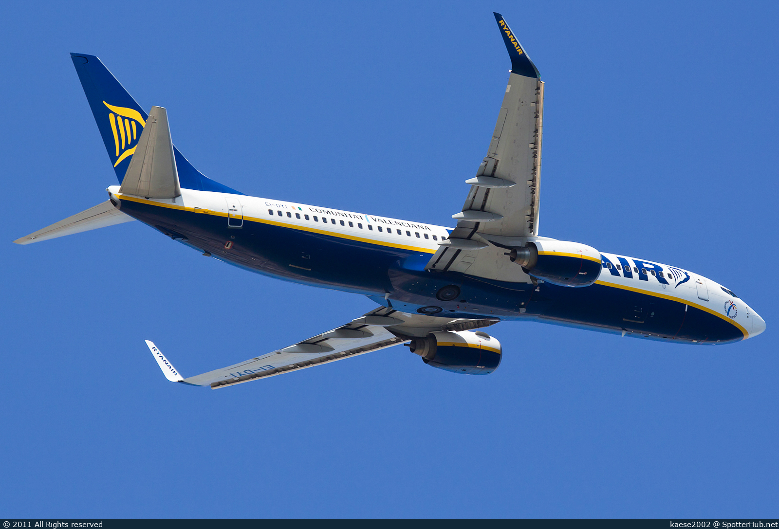 Photo of EI-DYI - Boeing 737-8AS operated by Ryanair