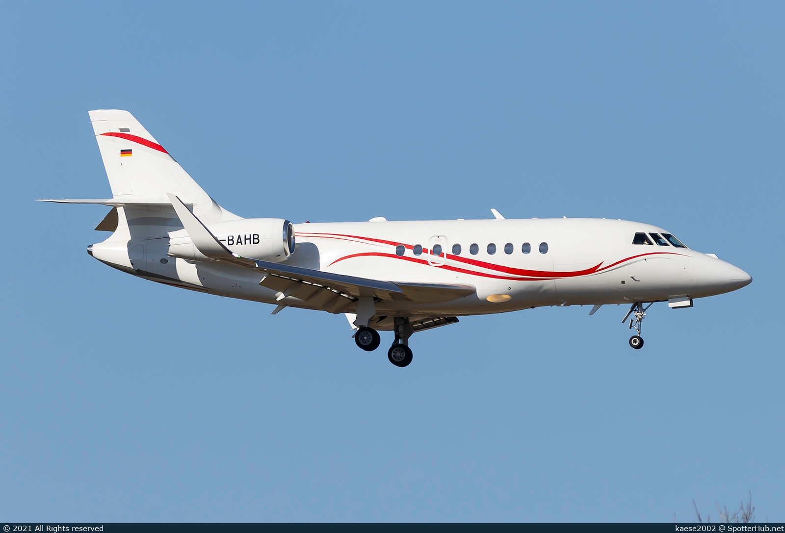Photo of D-BAHB - Dassault Falcon 2000LX operated by MHS Aviation