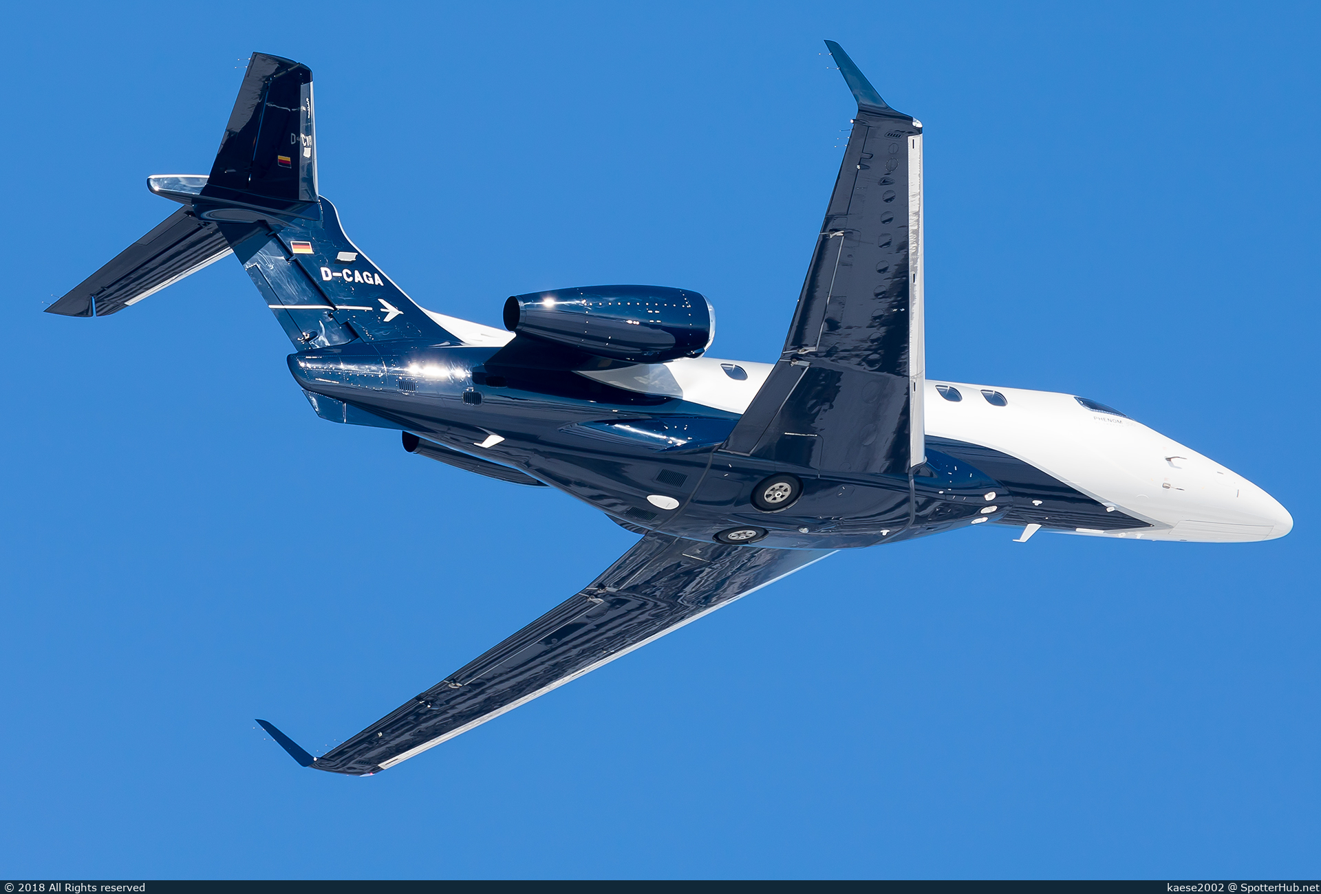 Photo of D-CAGA - Embraer Phenom 300 operated by Luxaviation Germany
