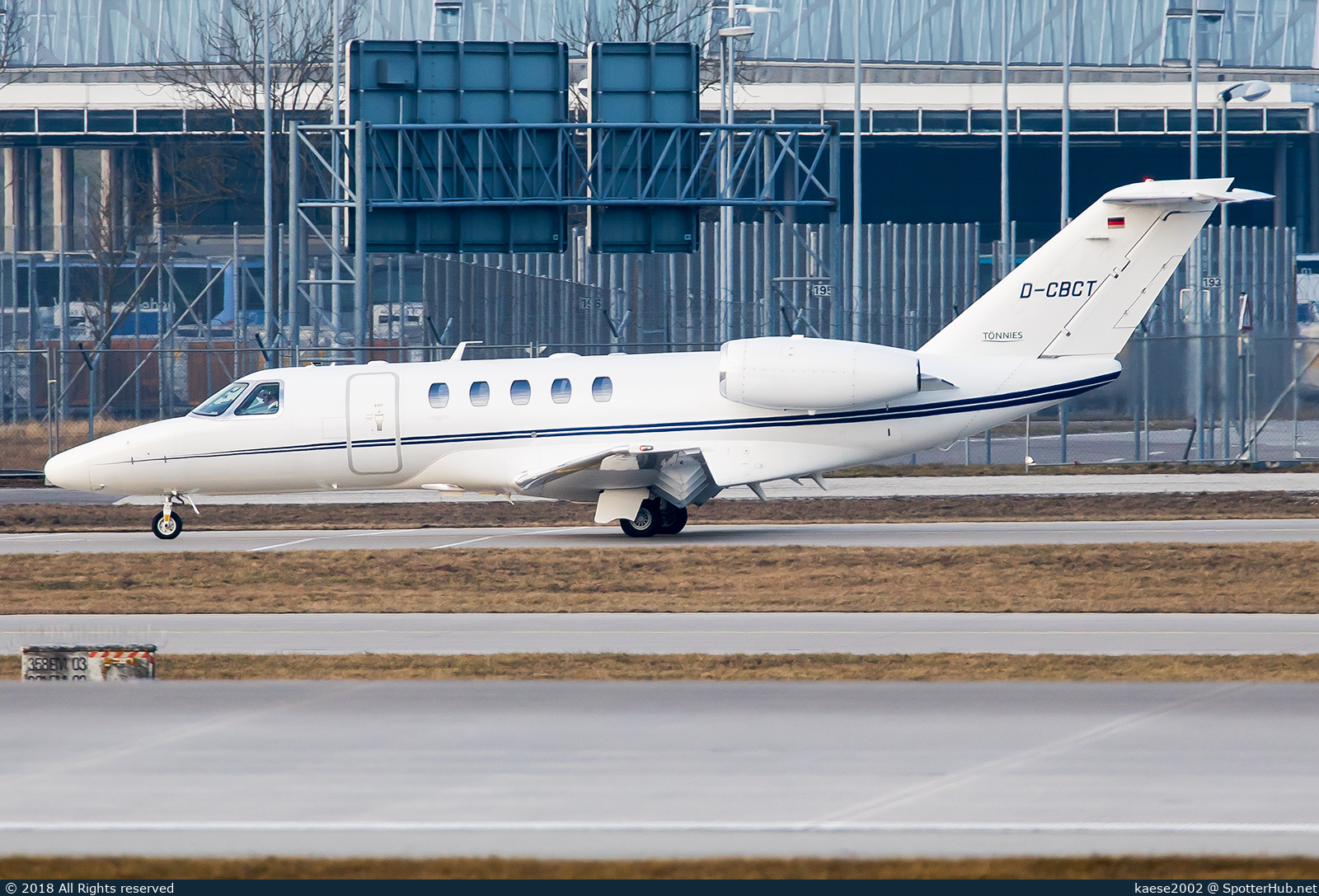 Photo of D-CBCT - Cessna 525C Citation CJ4 operated by Saxonair Charter