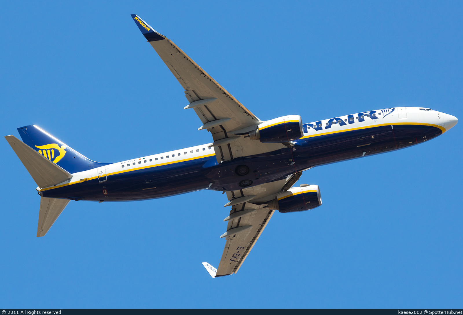 Photo of EI-EKX - Boeing 737-8AS operated by Ryanair