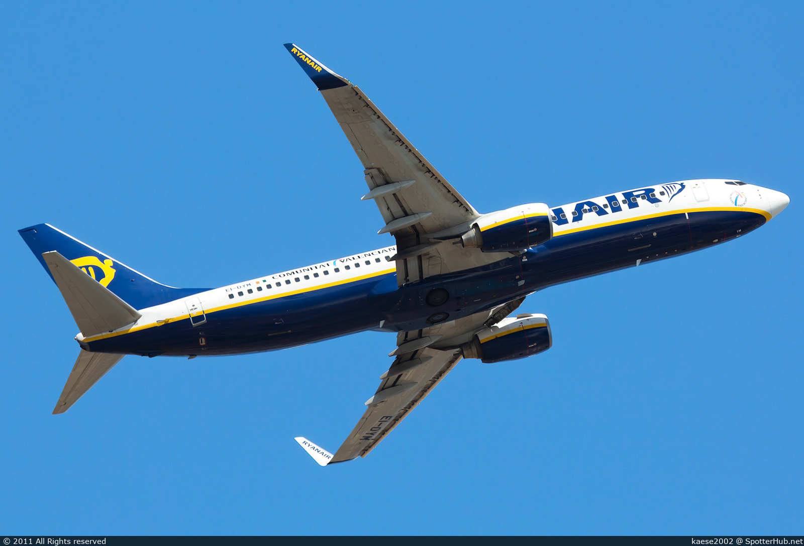 Photo of EI-DYM - Boeing 737-8AS operated by Ryanair