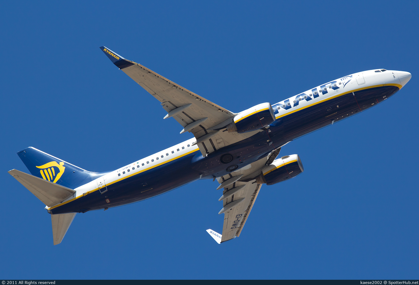 Photo of EI-DWG - Boeing 737-8AS operated by Ryanair