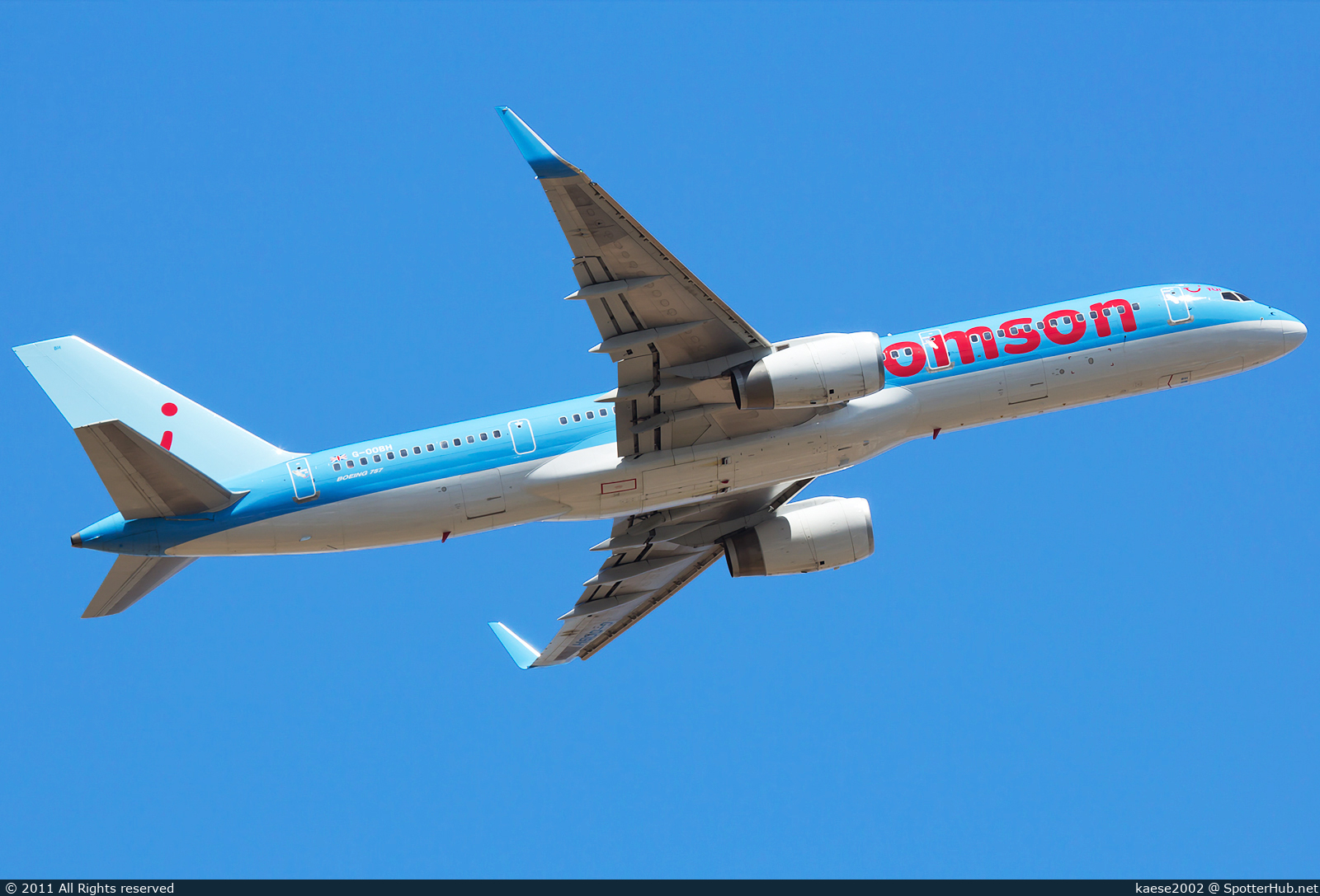 Photo of G-OOBH - Boeing 757-236 operated by Thomson Airways