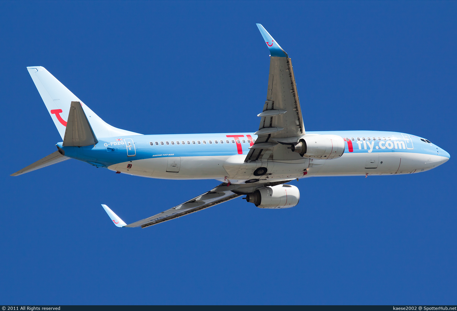 Photo of G-FDZG - Boeing 737-8K5 operated by Thomsonfly