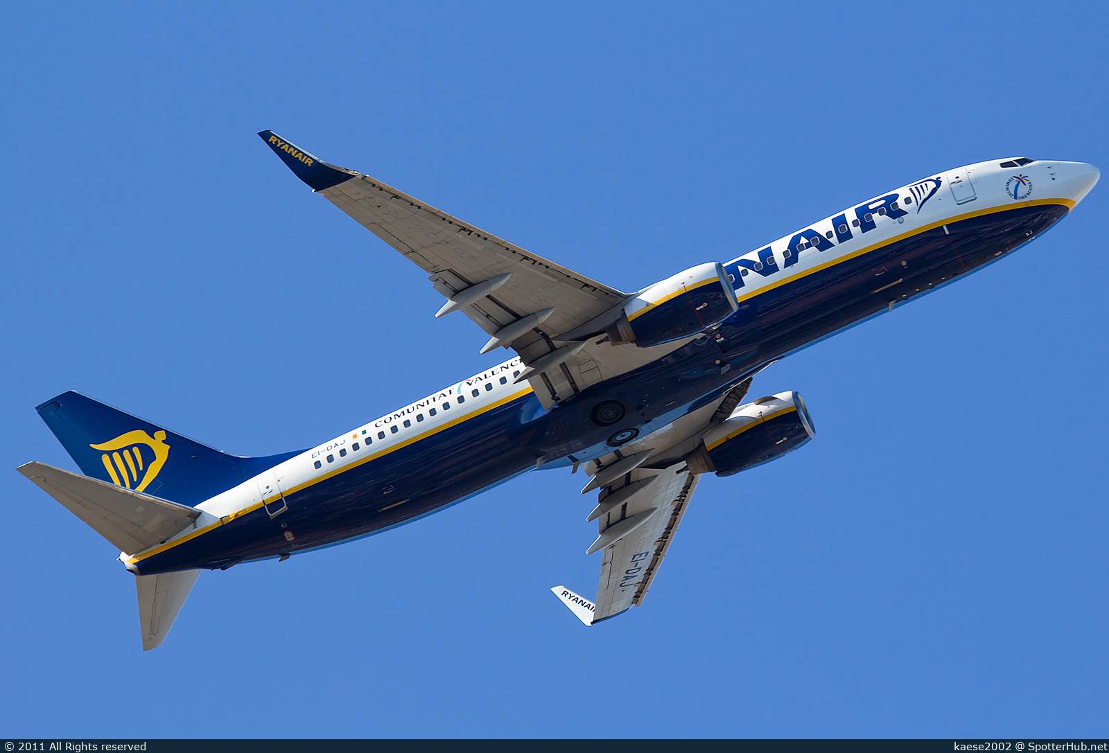 Photo of EI-DAJ - Boeing 737-8AS operated by Ryanair