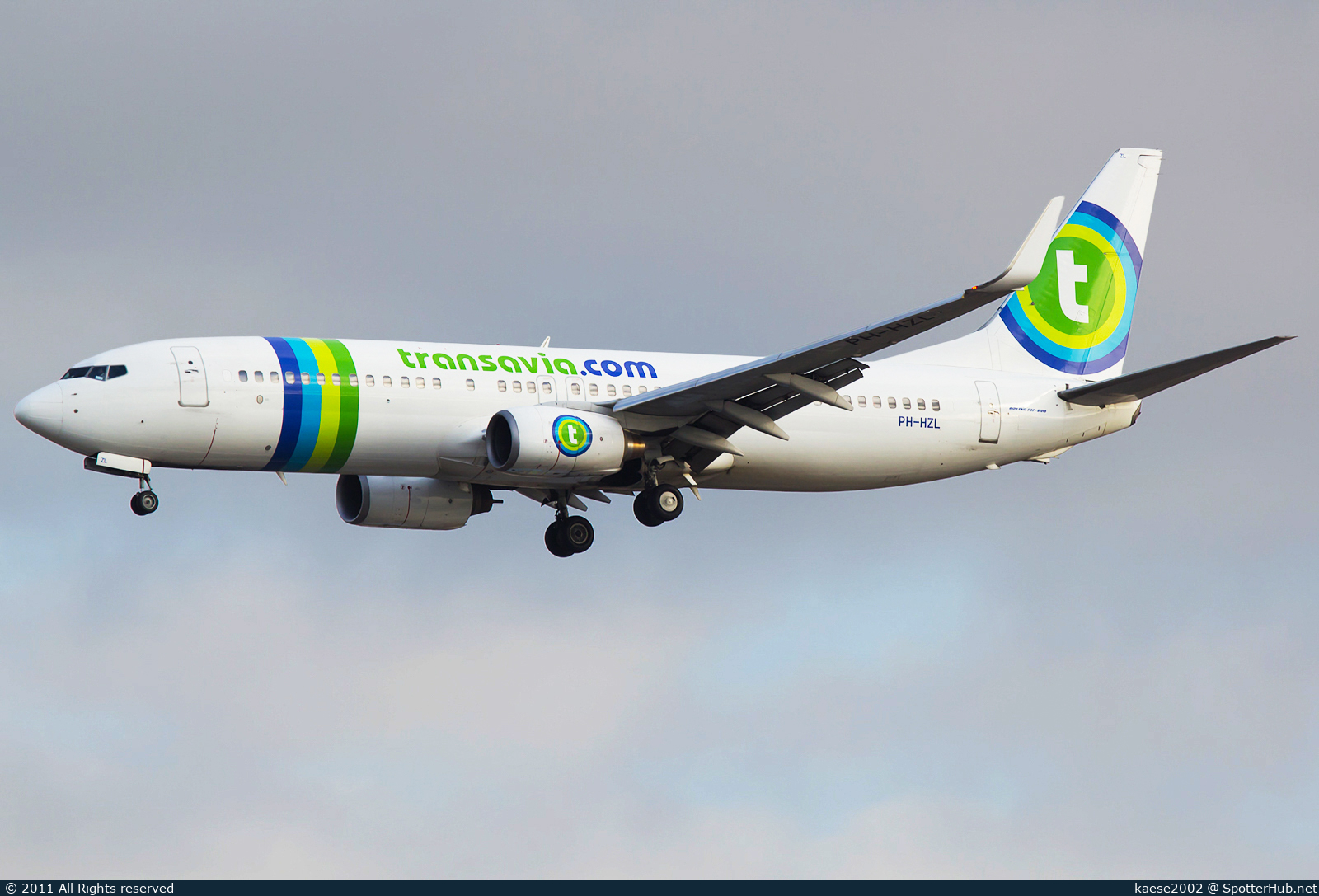 Photo of PH-HZL - Boeing 737-8K2 operated by Transavia
