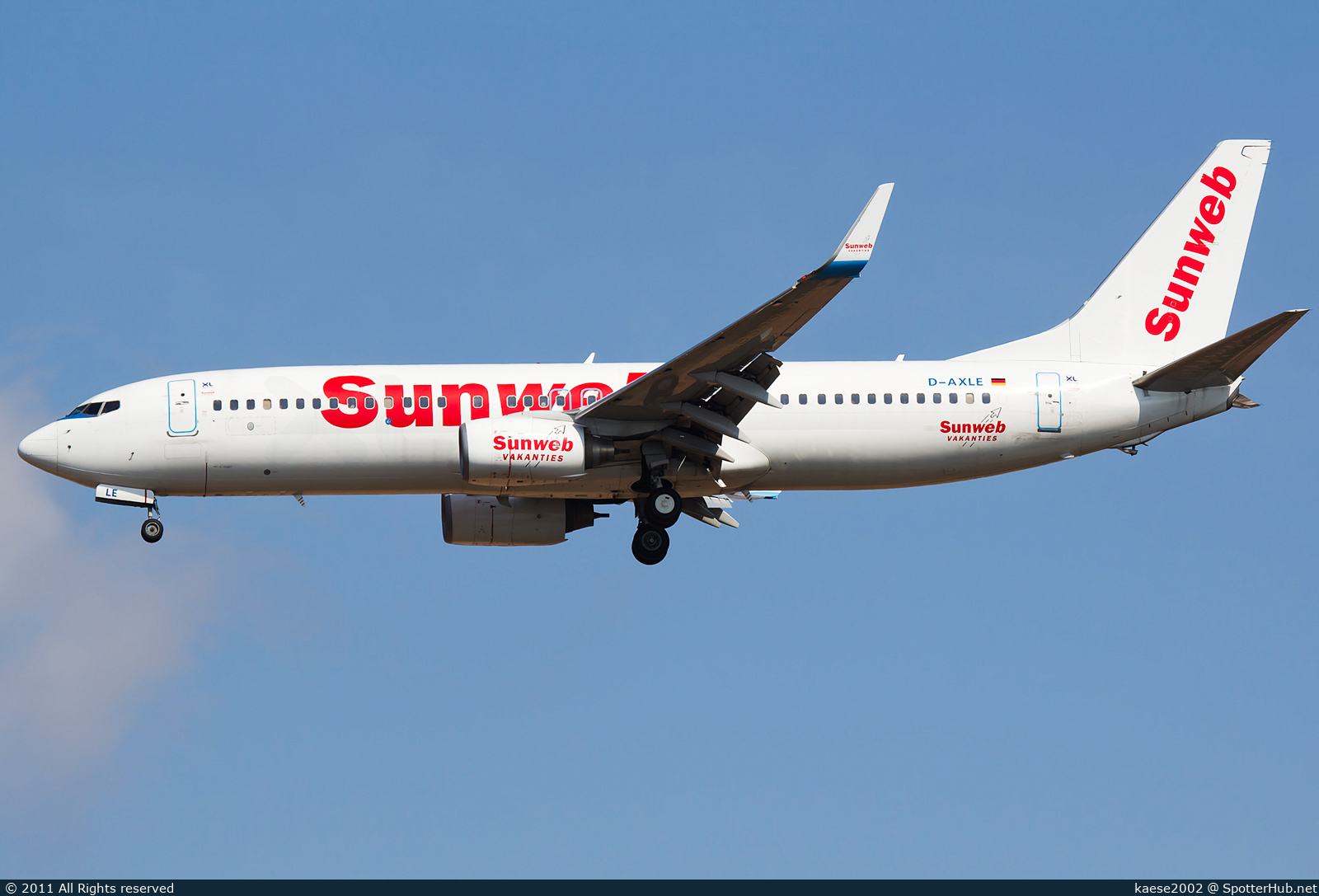 Photo of D-AXLE - Boeing 737-8Q8 operated by XL Airways Germany