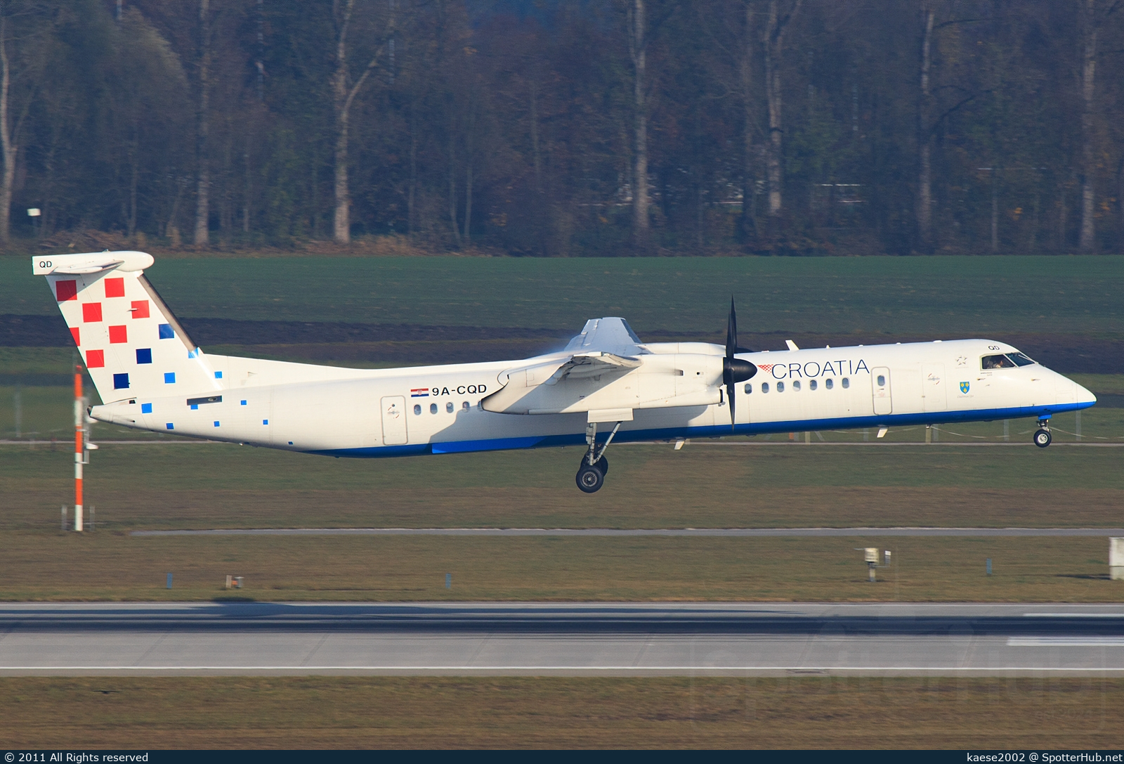 Photo of 9A-CQD - Bombardier DHC-8-402 Dash 8 Q400 operated by Croatia Airlines