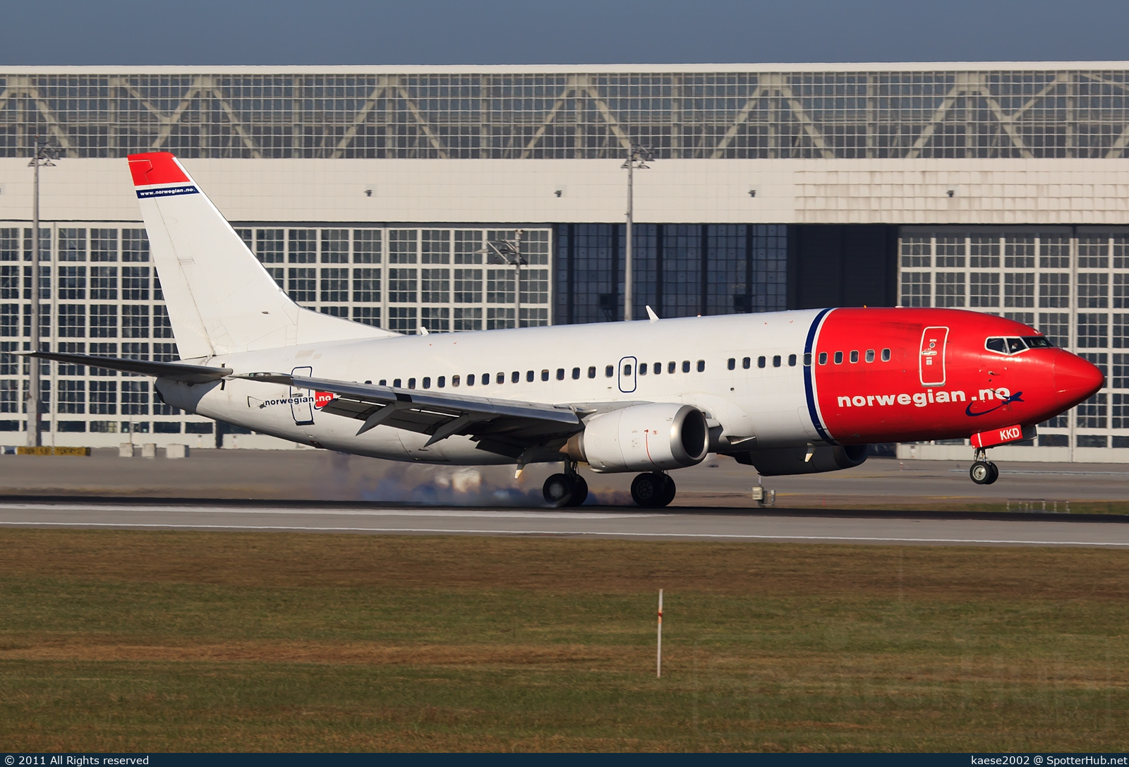 Photo of LN-KKD - Boeing 737-33V operated by Norwegian Air Shuttle