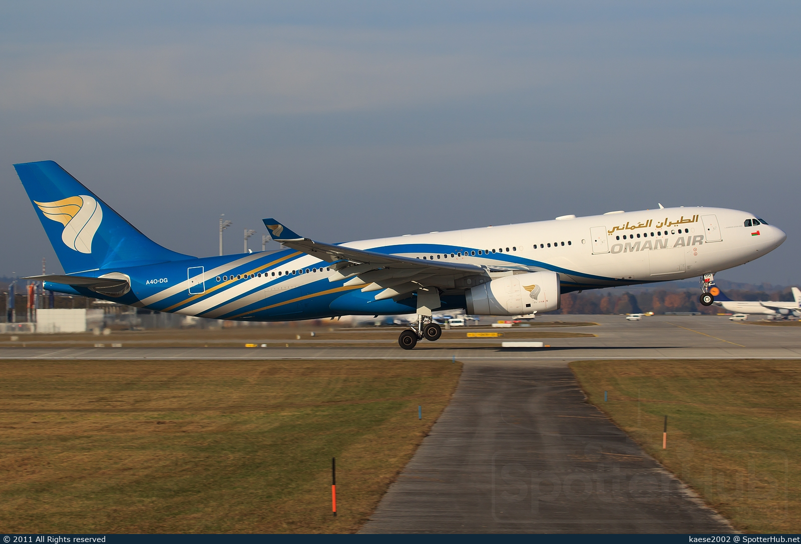Photo of A4O-DG - Airbus A330-243 operated by Oman Air