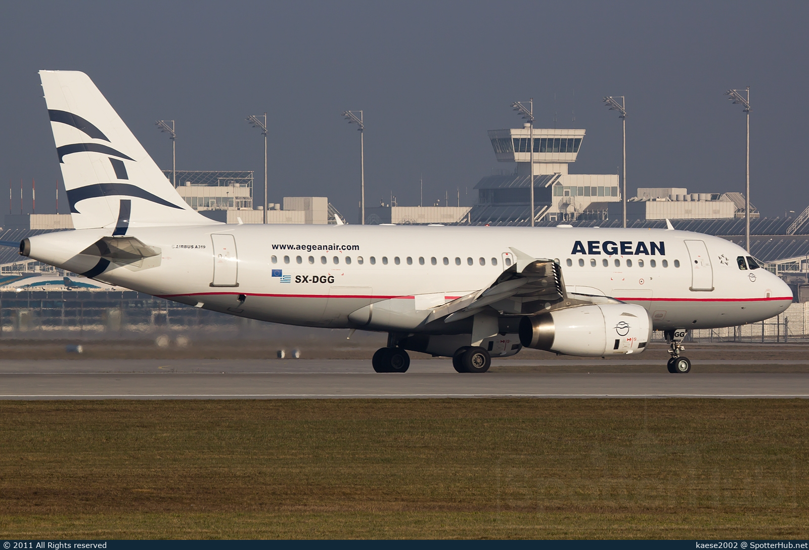 Photo of SX-DGG - Airbus A319-132 operated by Aegean Airlines