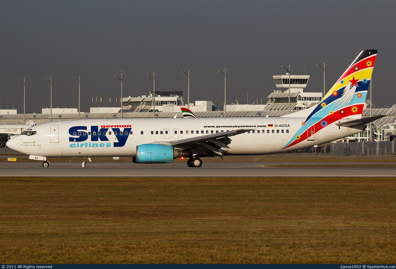 Photo of D-AGSA - Boeing 737-883 operated by German Sky Airlines