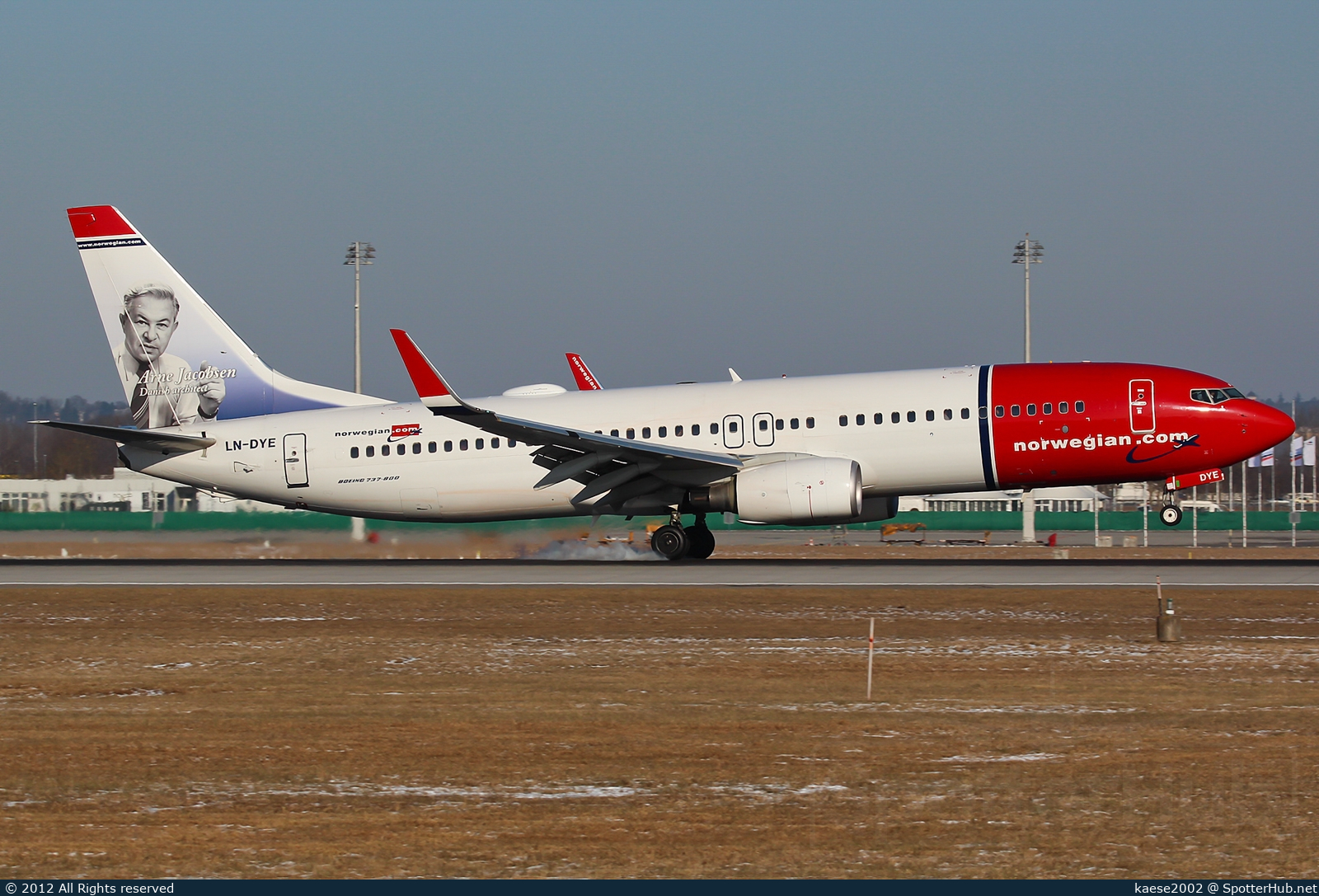 Photo of LN-DYE - Boeing 737-8JP operated by Norwegian Air Shuttle