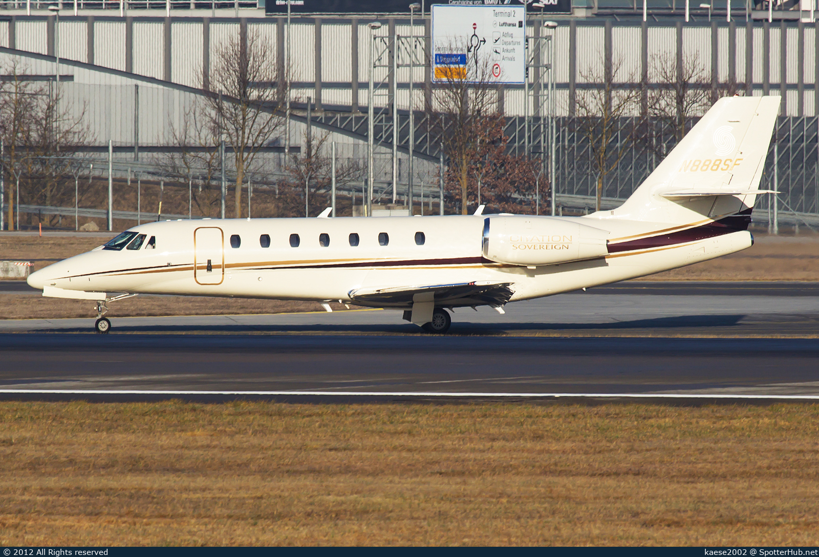 Photo of N888SF - Cessna 680 Citation Sovereign operated by Steiner Film Aviation