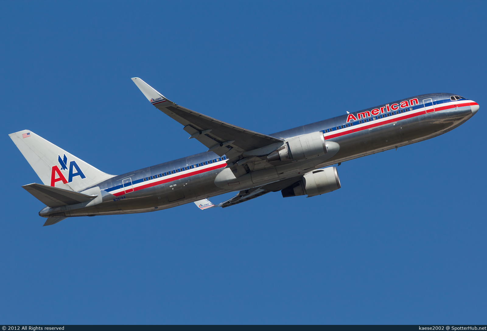 Photo of N361AA - Boeing 767-323(ER) operated by American Airlines