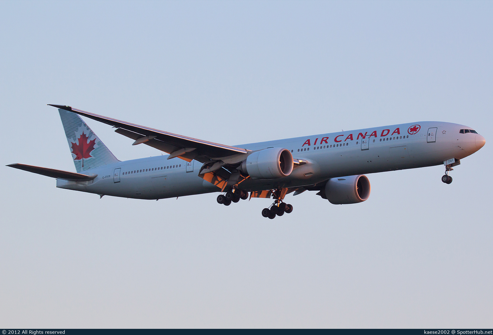 Photo of C-FIVR - Boeing 777-333(ER) operated by Air Canada