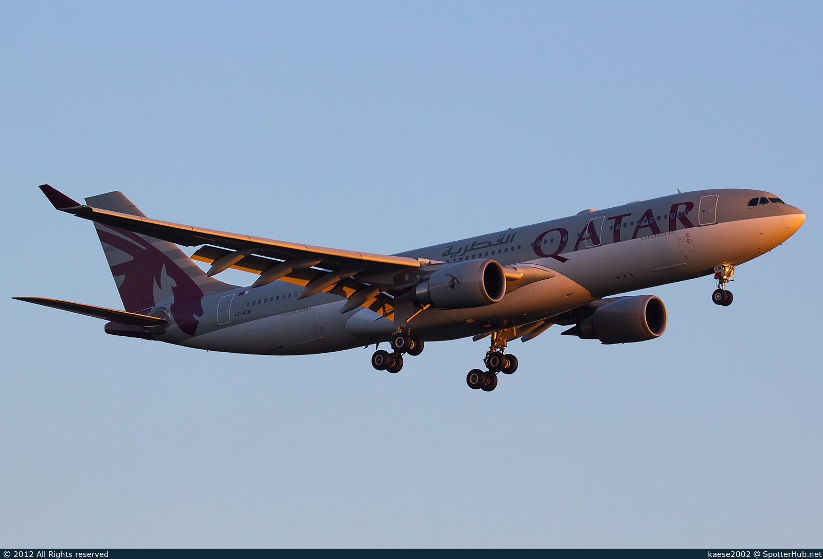 Photo of A7-ACM - Airbus A330-202 operated by Qatar Airways
