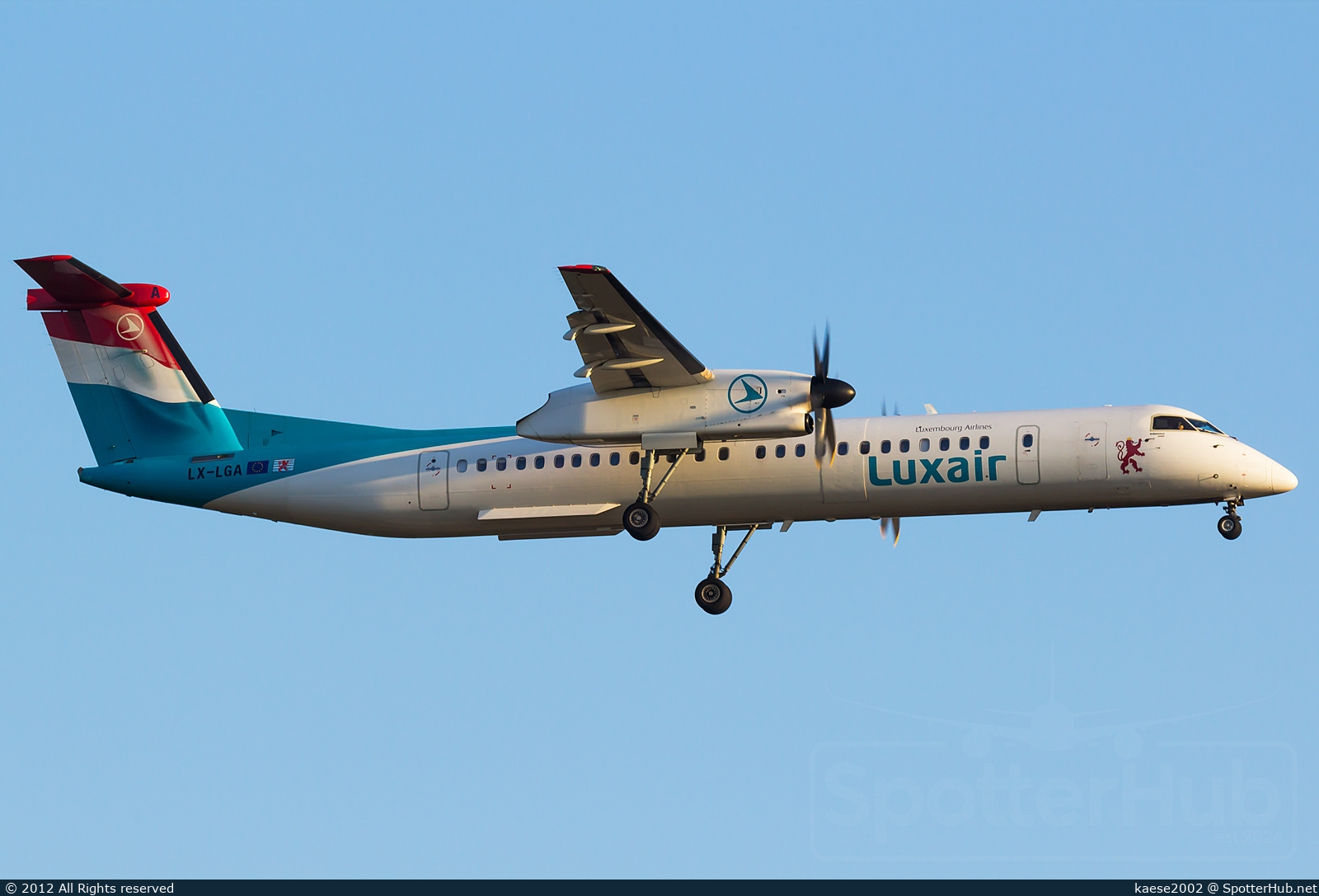 Photo of LX-LGA - Bombardier DHC-8-402 Dash 8 Q400 operated by Luxair