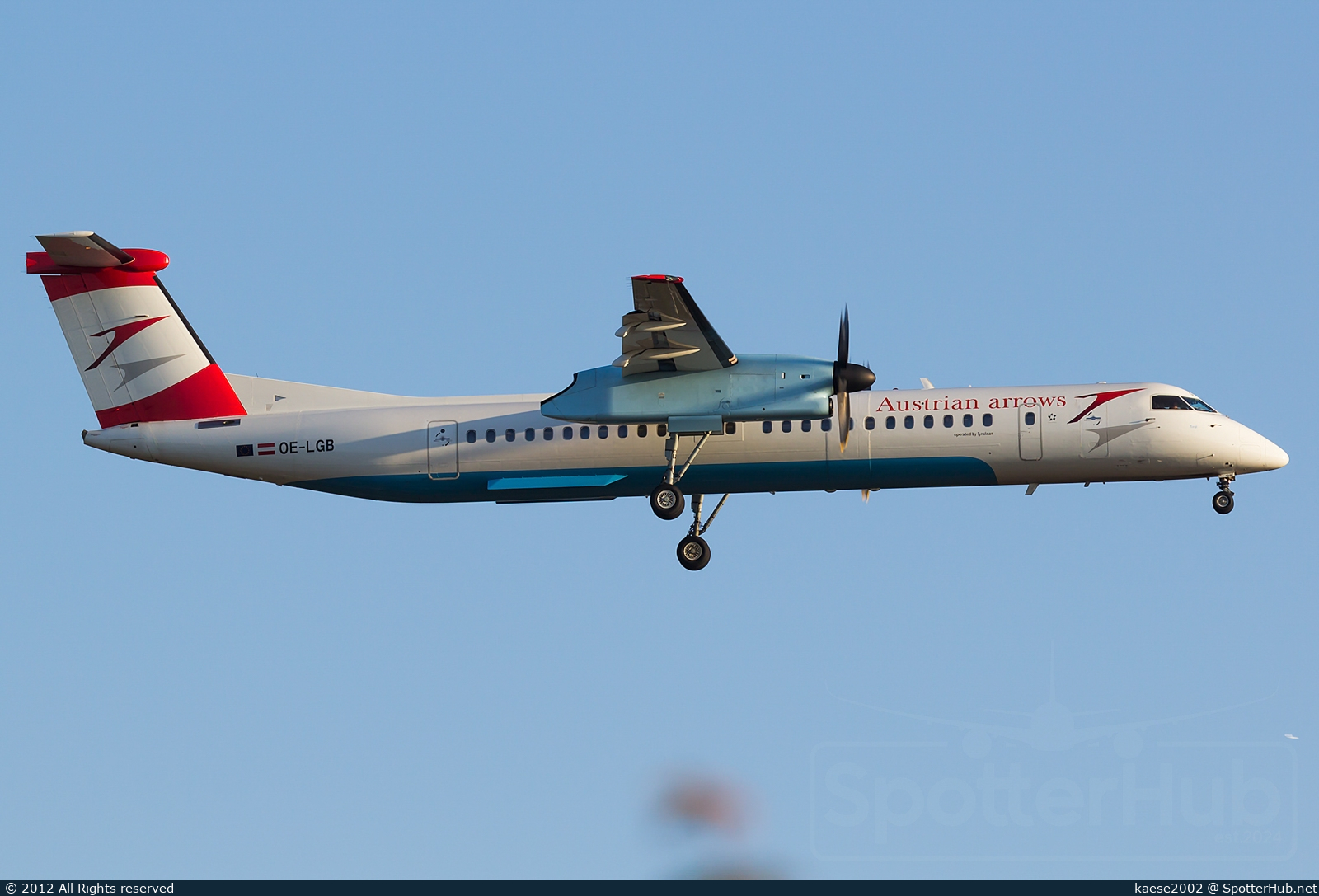 Photo of OE-LGB - Bombardier DHC-8-402 Dash 8 Q400 operated by Austrian Arrows (opb Tyrolean Airways)