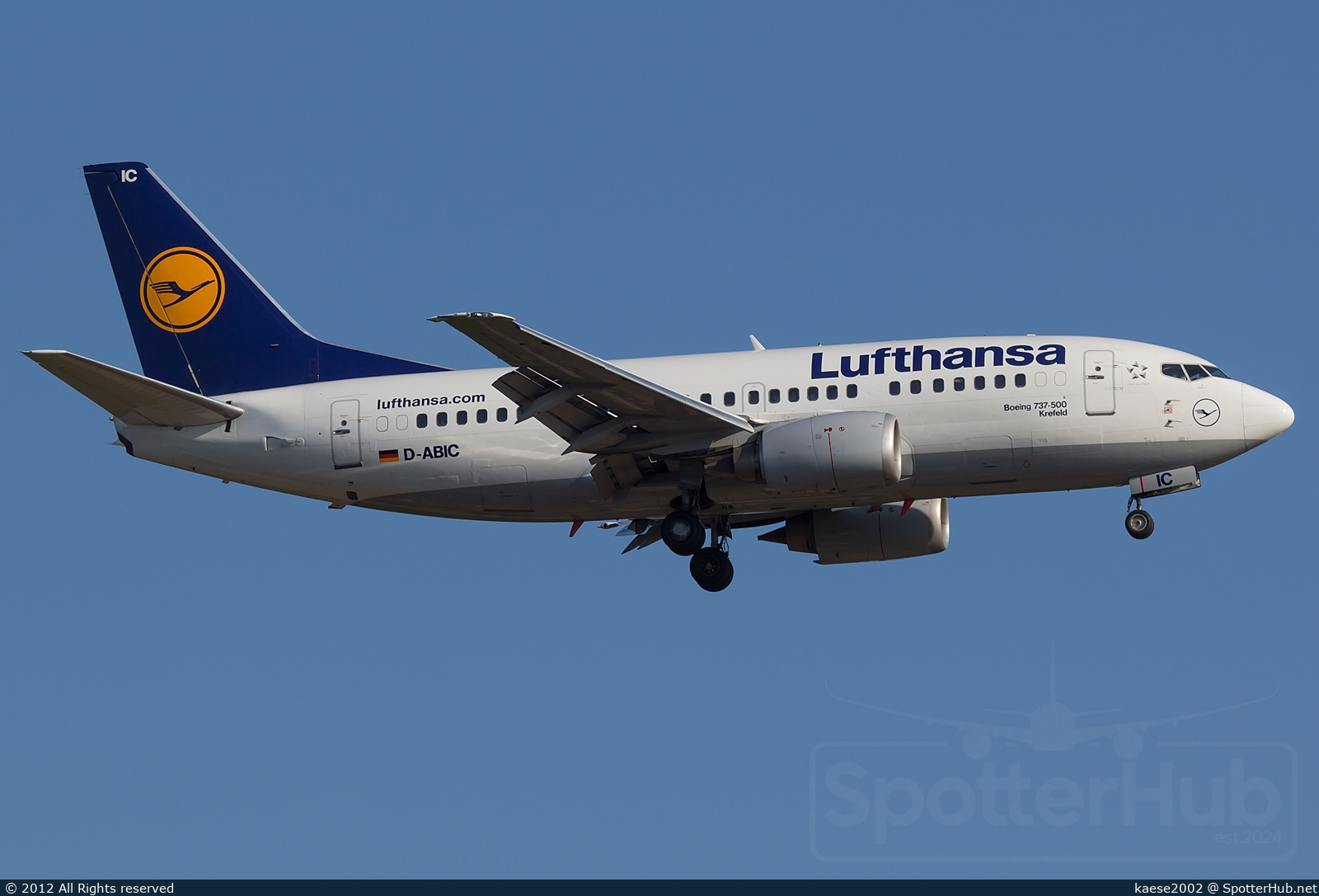 Photo of D-ABIC - Boeing 737-530 operated by Lufthansa