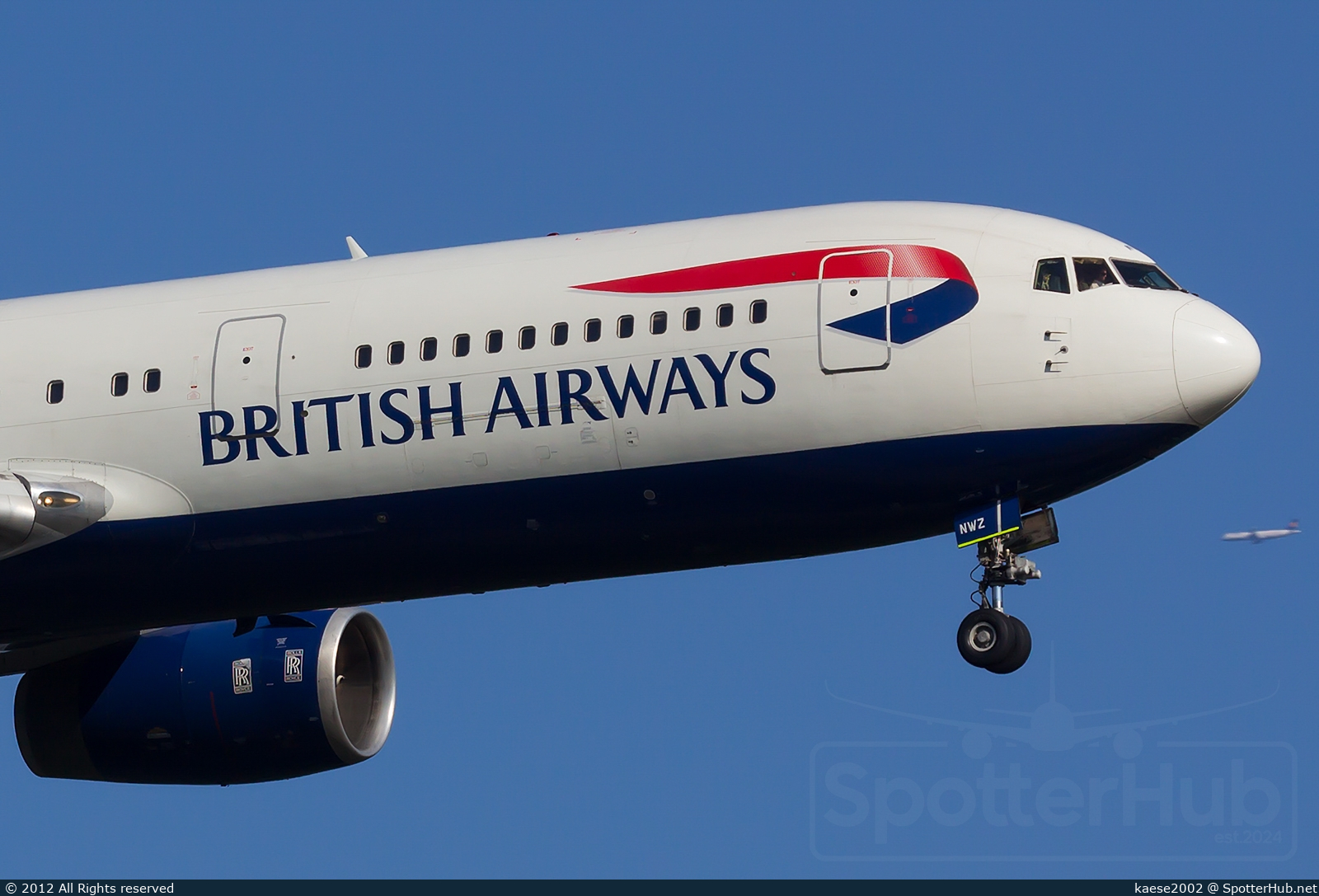 Photo of G-BNWZ - Boeing 767-336(ER) operated by British Airways