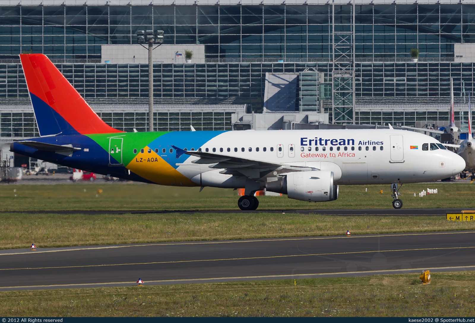Photo of LZ-AOA - Airbus A319-112 operated by Eritrean Airlines (opb BH Air)