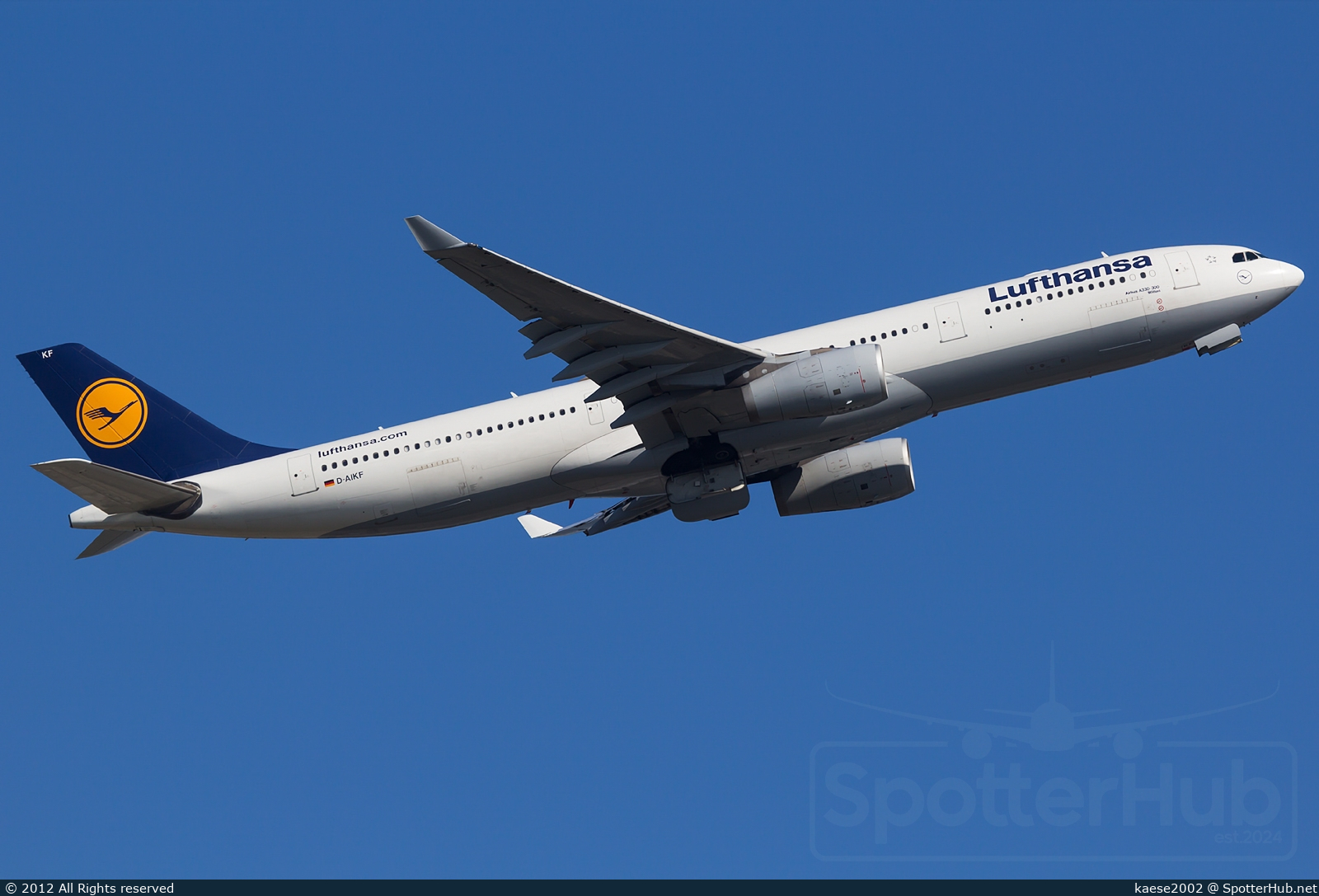 Photo of D-AIKF - Airbus A330-343 operated by Lufthansa
