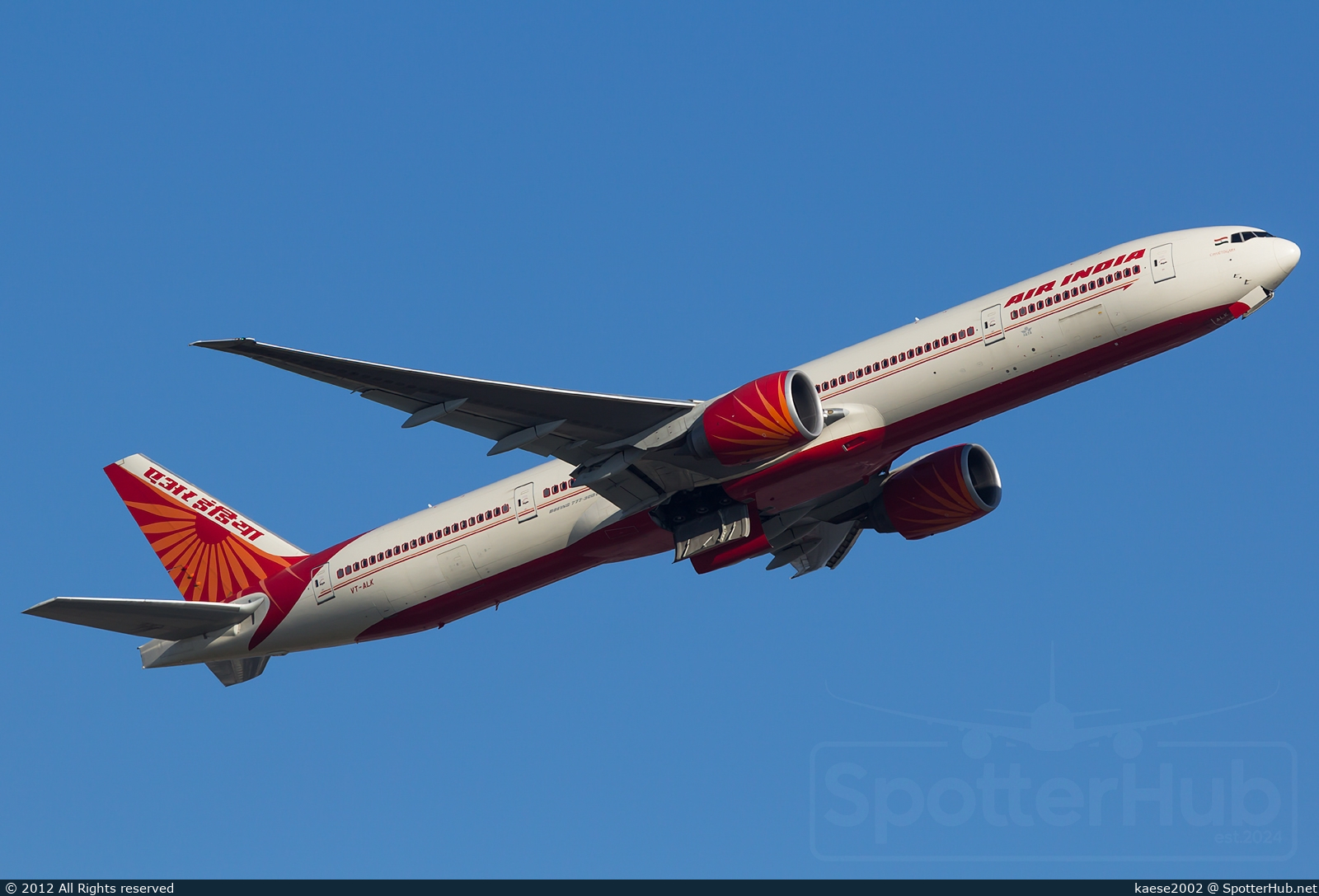 Photo of VT-ALK - Boeing 777-337(ER) operated by Air India