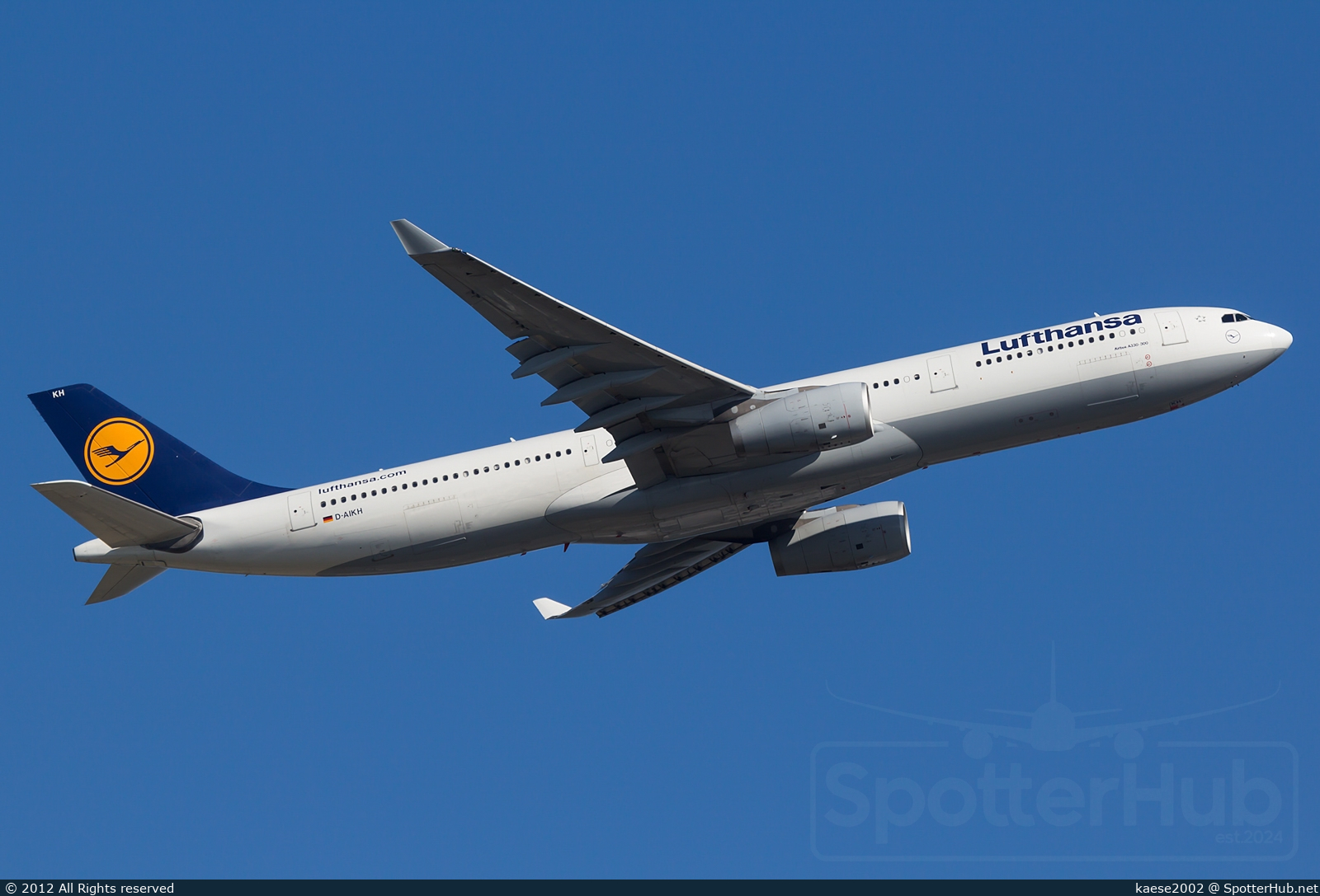 Photo of D-AIKH - Airbus A330-343 operated by Lufthansa