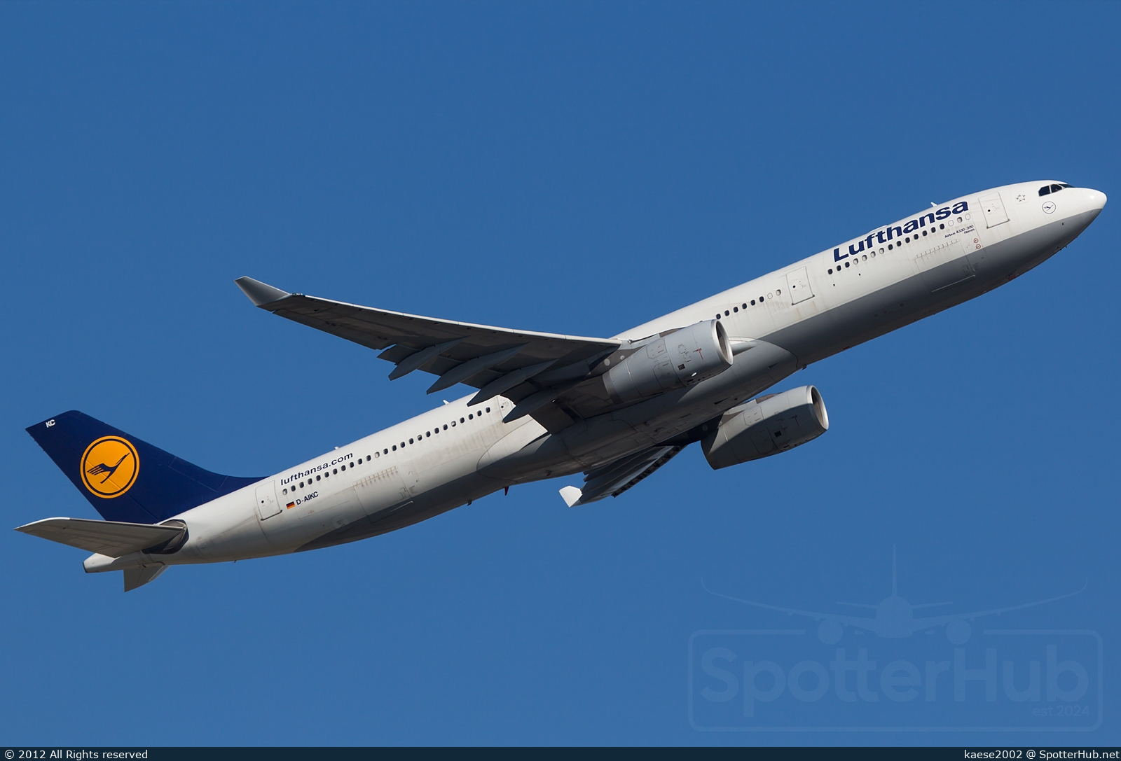 Photo of D-AIKC - Airbus A330-343 operated by Lufthansa