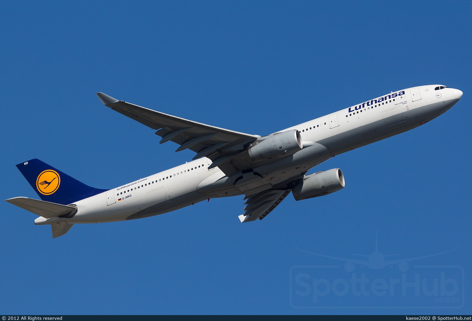 Photo of D-AIKD - Airbus A330-343 operated by Lufthansa
