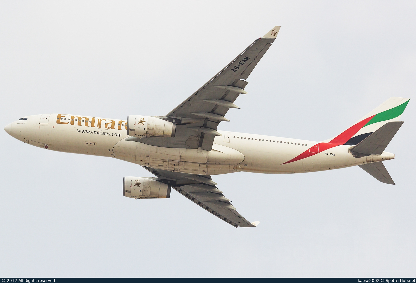 Photo of A6-EAM - Airbus A330-243 operated by Emirates