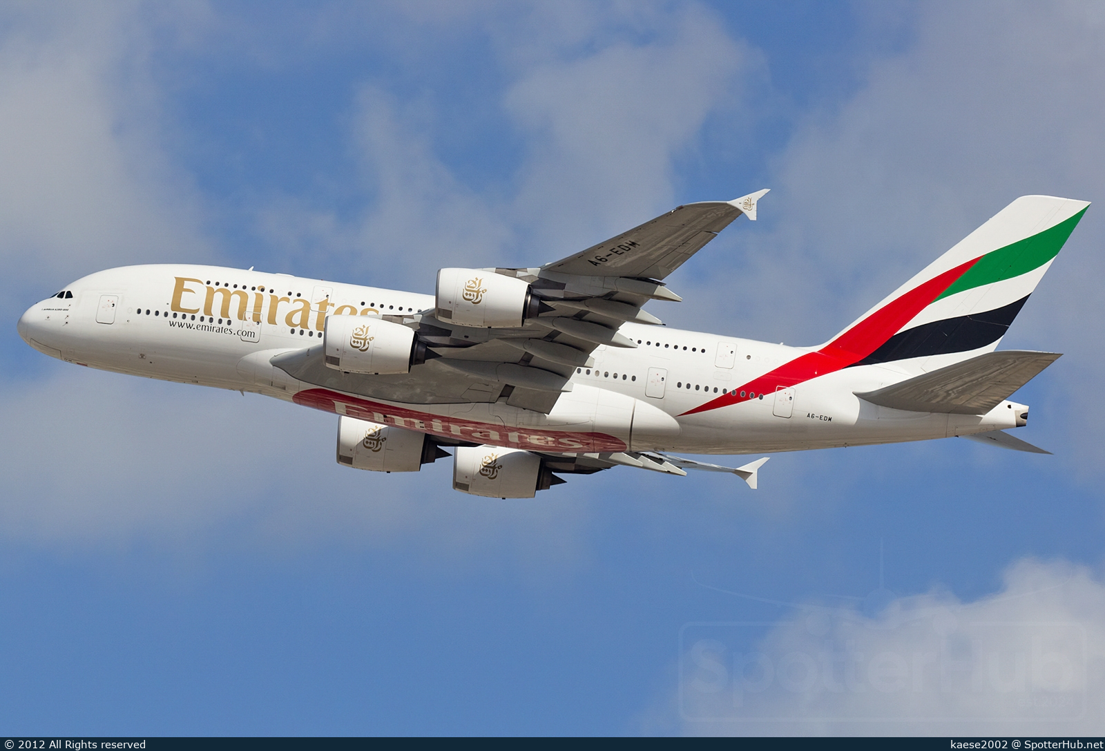 Photo of A6-EDM - Airbus A380-861 operated by Emirates