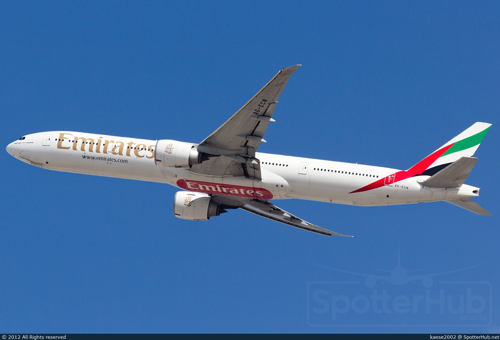 Photo of A6-ECN - Boeing 777-36N(ER) operated by Emirates