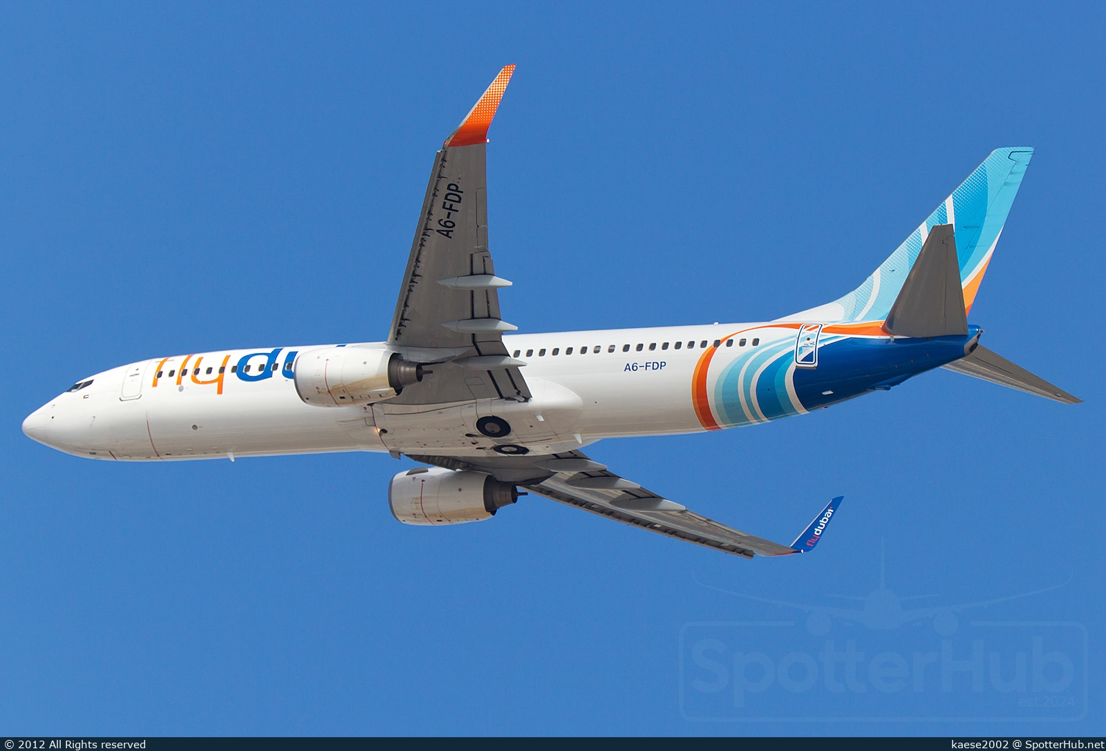 Photo of A6-FDP - Boeing 737-8KN operated by flydubai