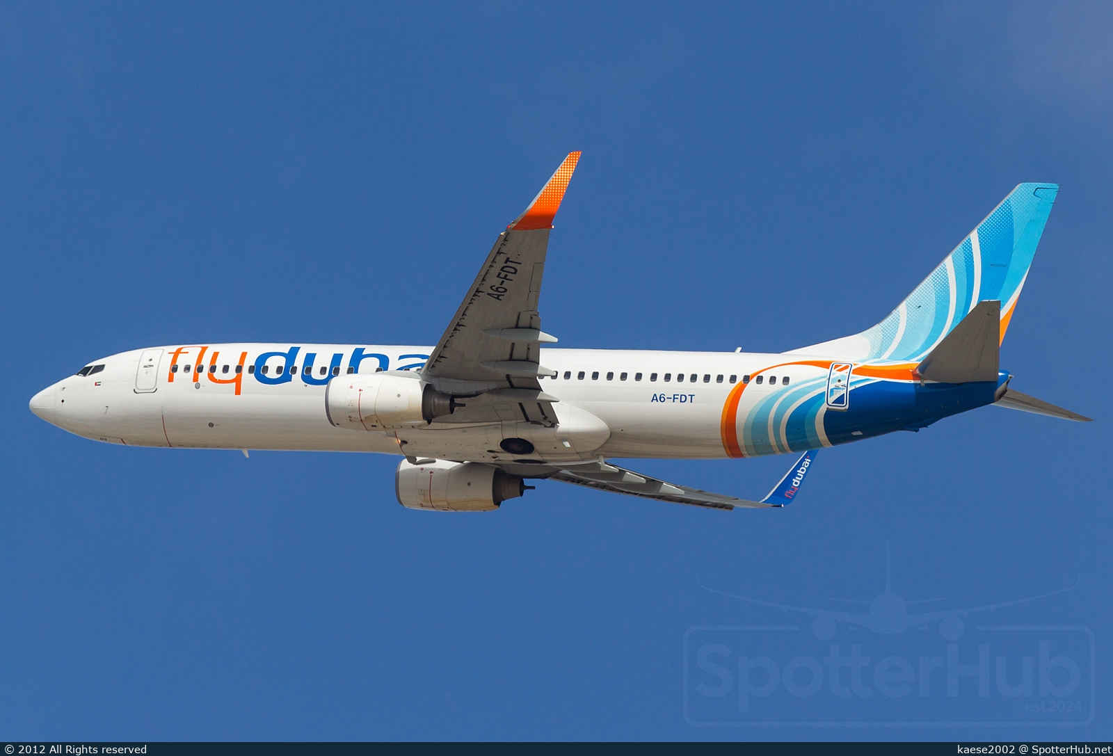 Photo of A6-FDT - Boeing 737-8KN operated by flydubai