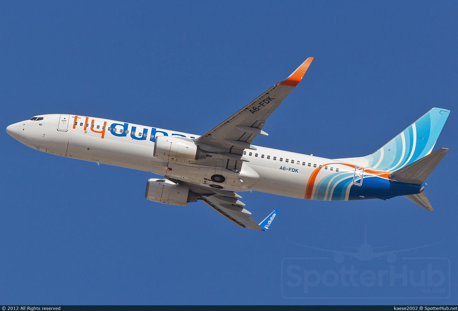 Photo of A6-FDK - Boeing 737-8KN operated by flydubai