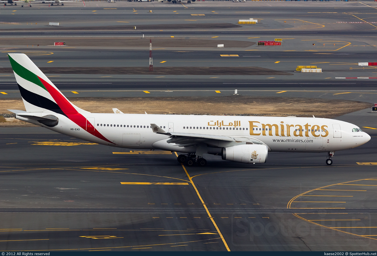 Photo of A6-EAD - Airbus A330-243 operated by Emirates